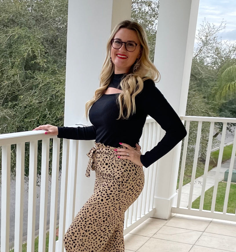 Peek-a-boo Long Sleeve Top