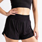 Smocked Running Shorts