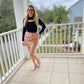 Peek-a-boo Long Sleeve Top