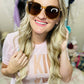Beige Sunglasses