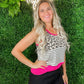 Hot Pink Leopard Tank