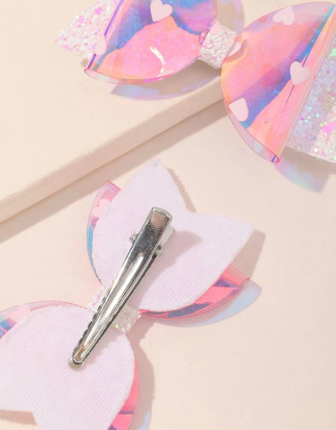 Valentines Heart Hair Clips