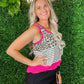 Hot Pink Leopard Tank