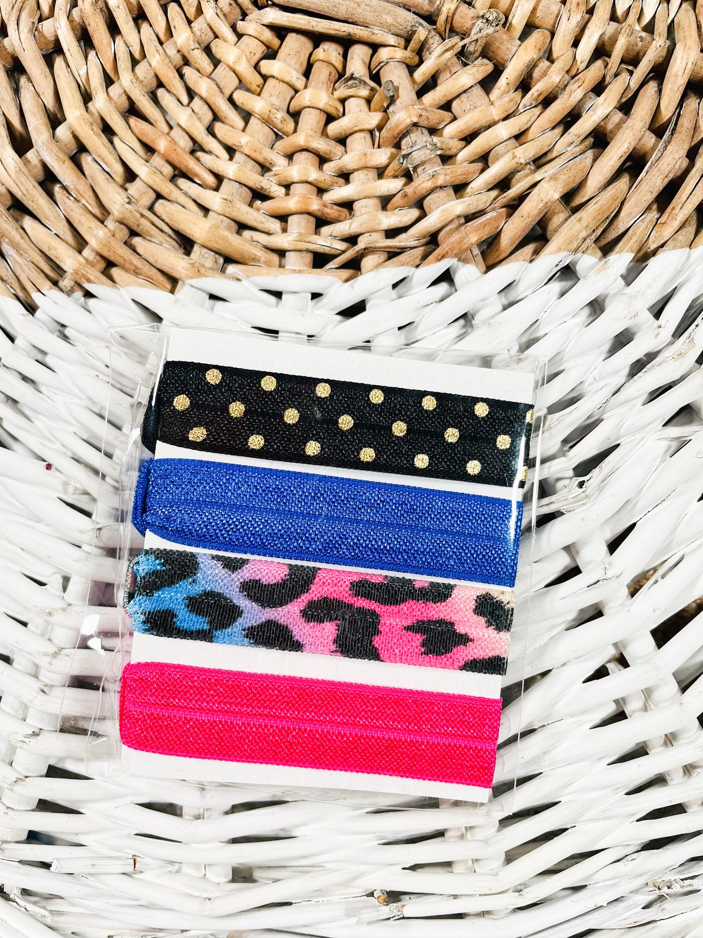 Multi Color Leopard Hairties