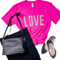 LOVE Glitter Tee