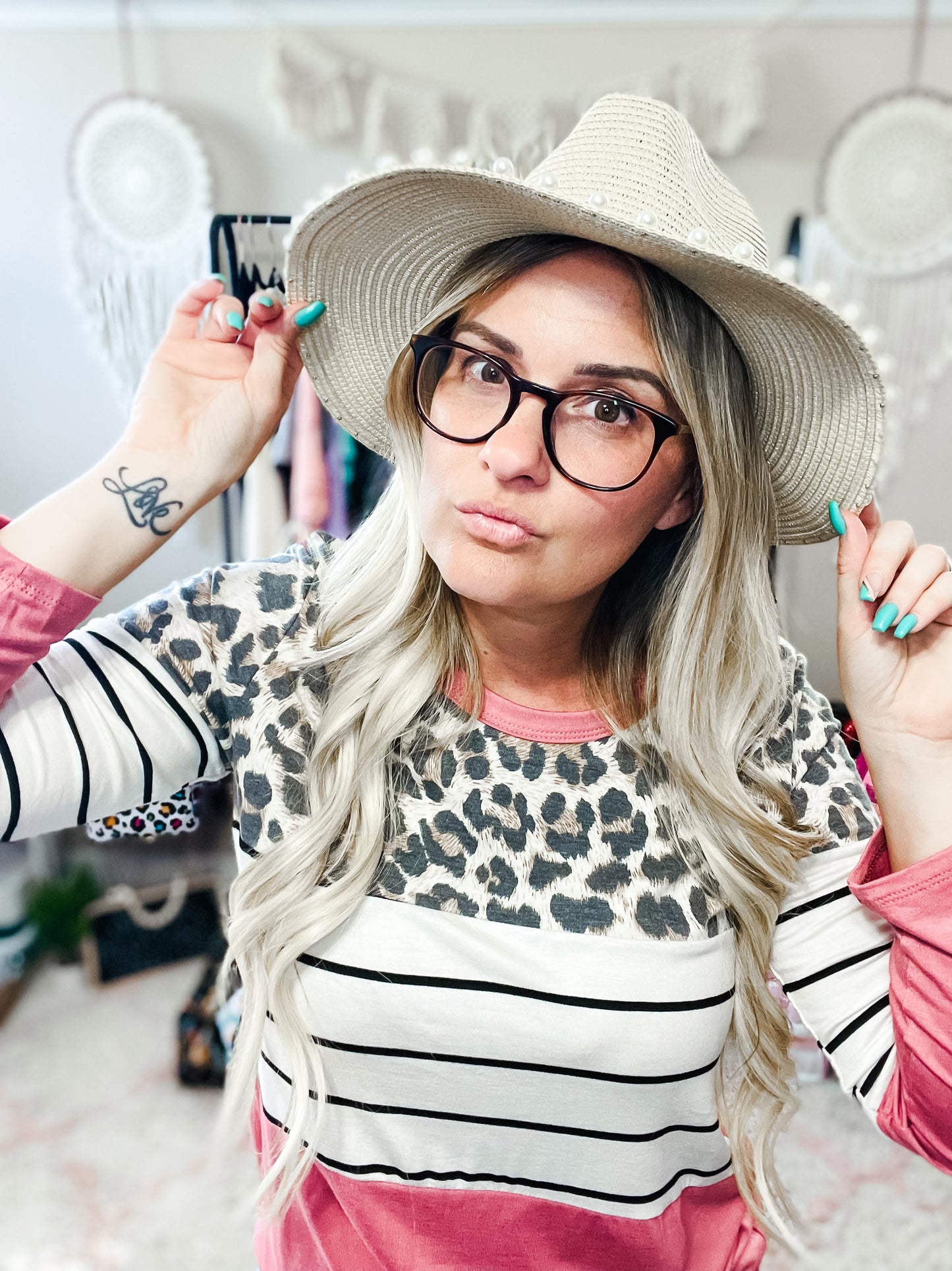 Pearl Straw Hat