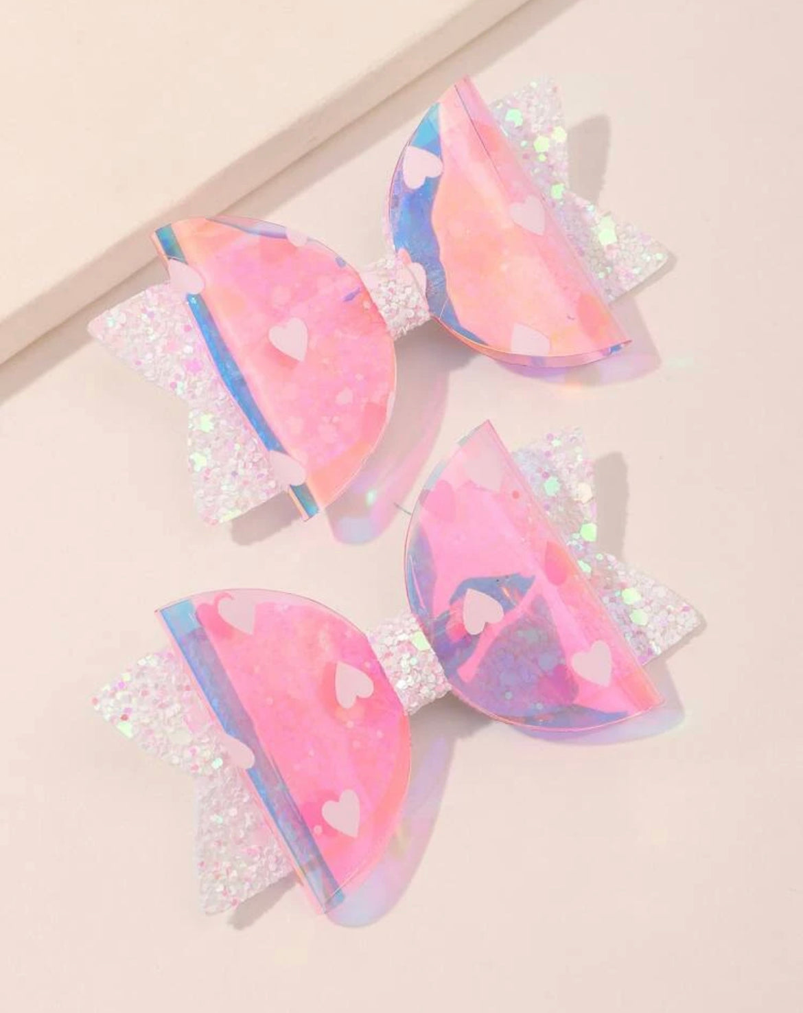 Valentines Heart Hair Clips