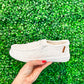 Hey Girl White Glitter Sparkle and Shine Kayak Shoes