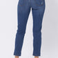 Judy Blue Distressed Boyfriend Pull-on Jeans
