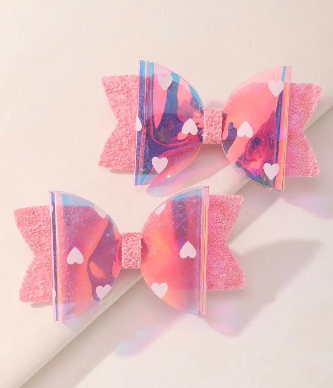 Valentines Heart Hair Clips