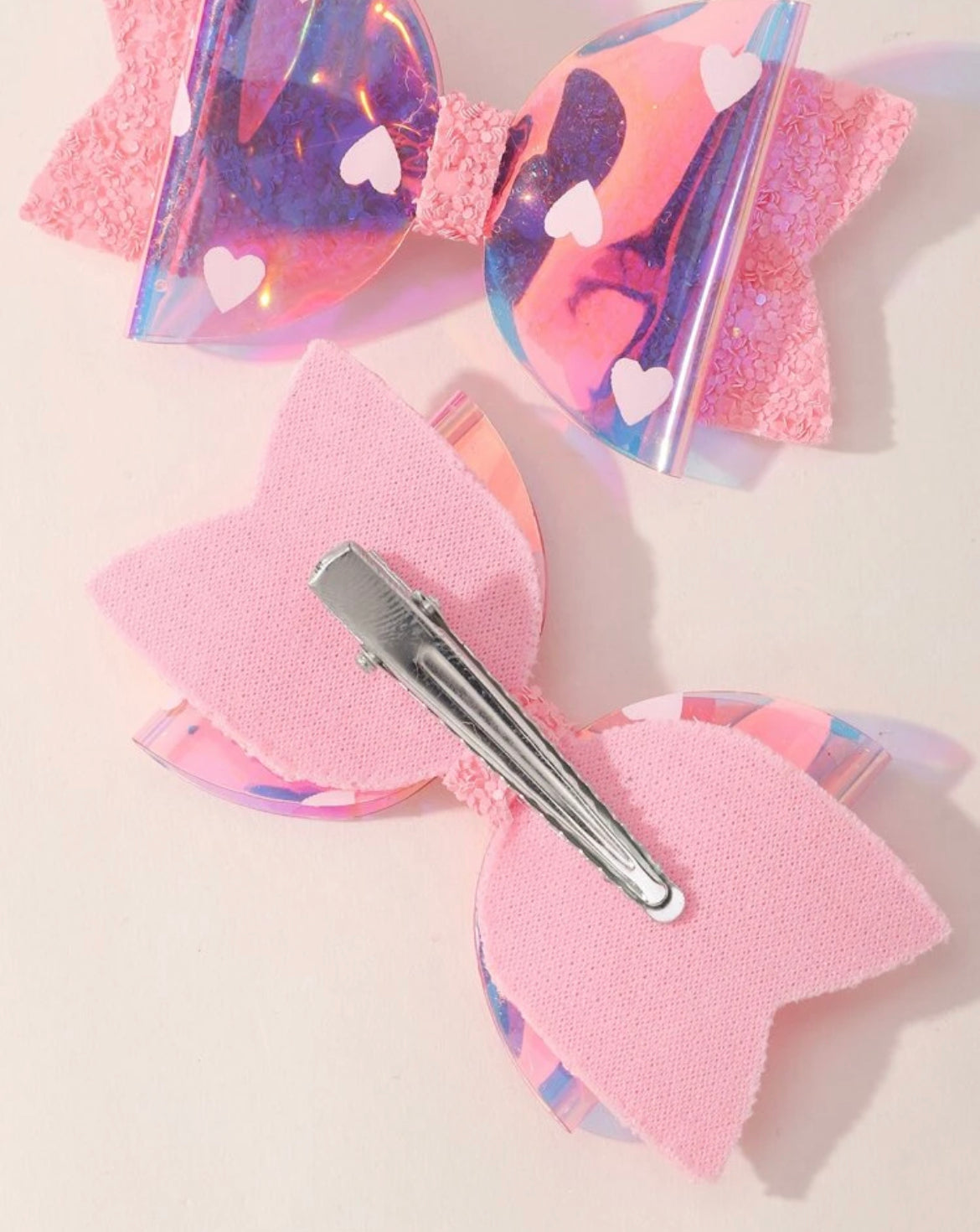 Valentines Heart Hair Clips
