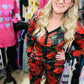 Rose Leggings Material Pajama Set