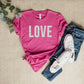 LOVE Glitter Tee