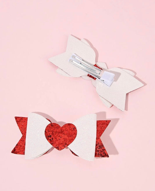 Valentines Hair Clips