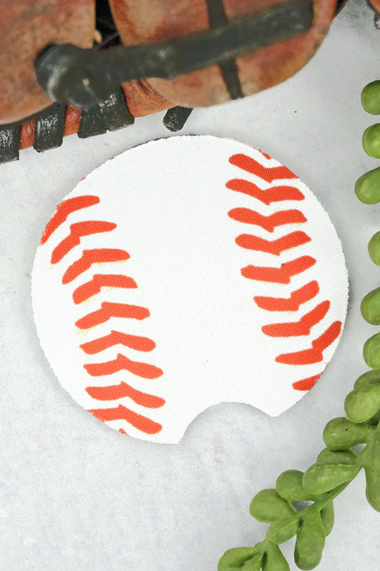 Baseball Neoprene Car Coasters