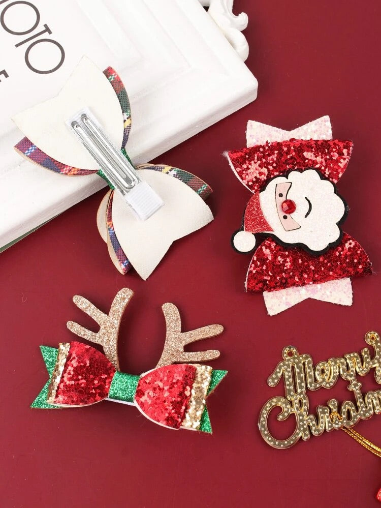 Christmas Hair Bows