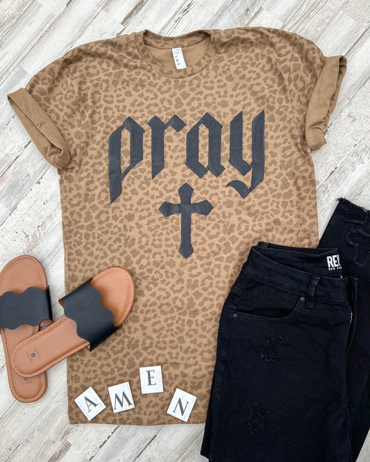 Leopard PRAY Tee