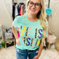 He Is Risen Leopard Tee