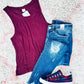 Navy Plaid  Tartan Babalu Sneakers