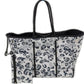 Snow Leopard Neoprene Tote