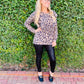 Leopard Ruffle Top