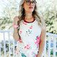 Floral Tank Top & Shorts Pajama Set