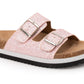 Beach Babe Pink Glitter Sandals
