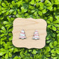Christmas Tree Cake Wooden Studs