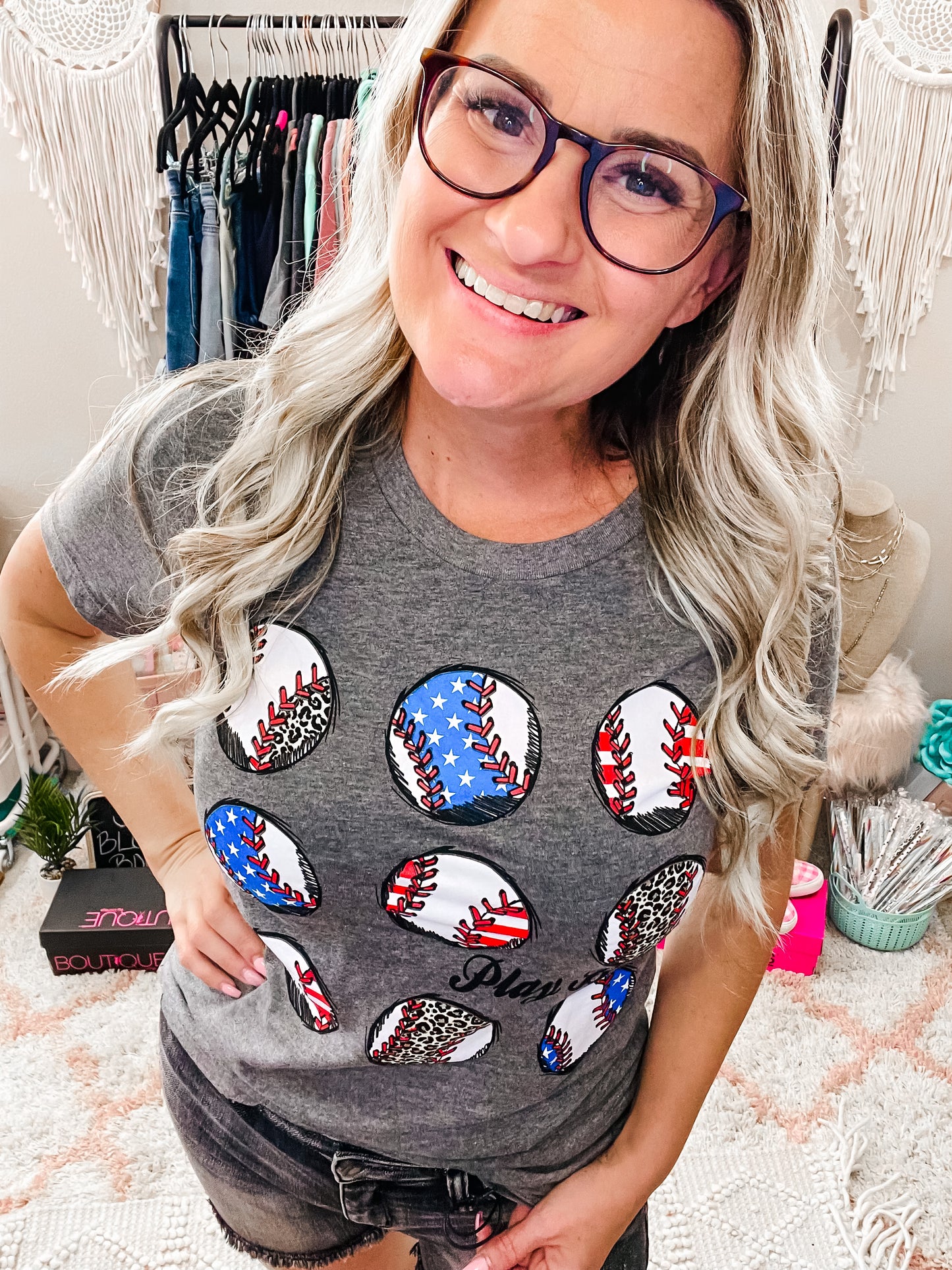 Play Ball Baseball Tee