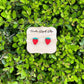 Wooden Strawberry Studs
