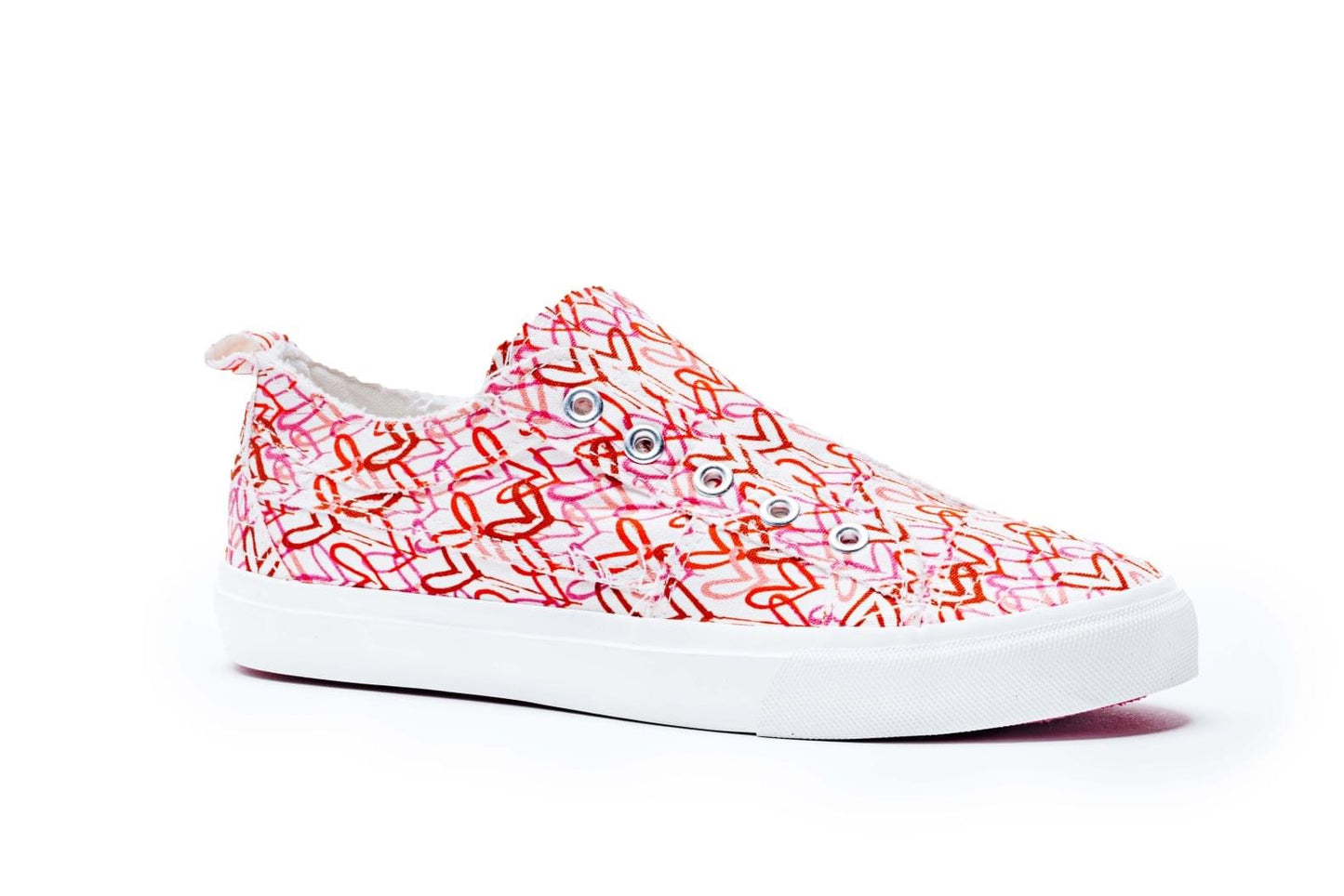Galentine's Babalu- Heart Slip On Shoes