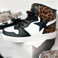 Leopard Glitter Star Hightop Sneakers