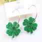 Four Leaf Clover Acrylic Earrings