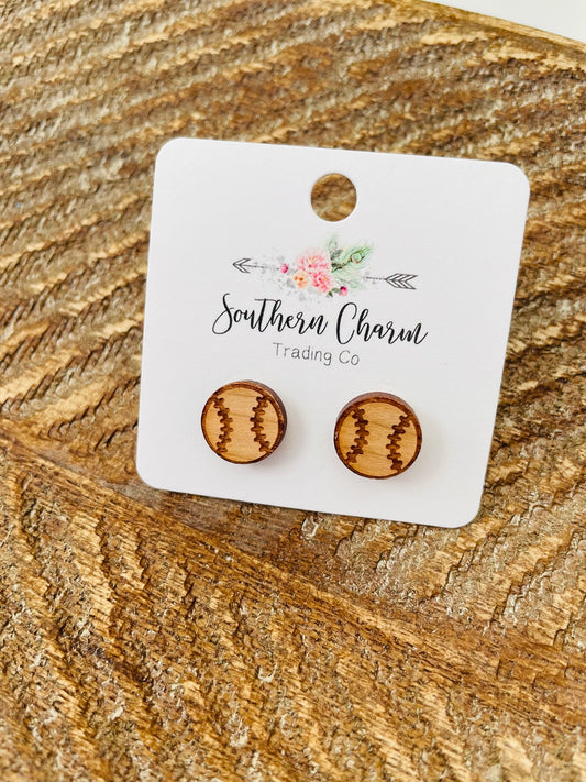 Wooden Baseball Studs