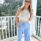 French Terry Wide Leg Lounge Pants