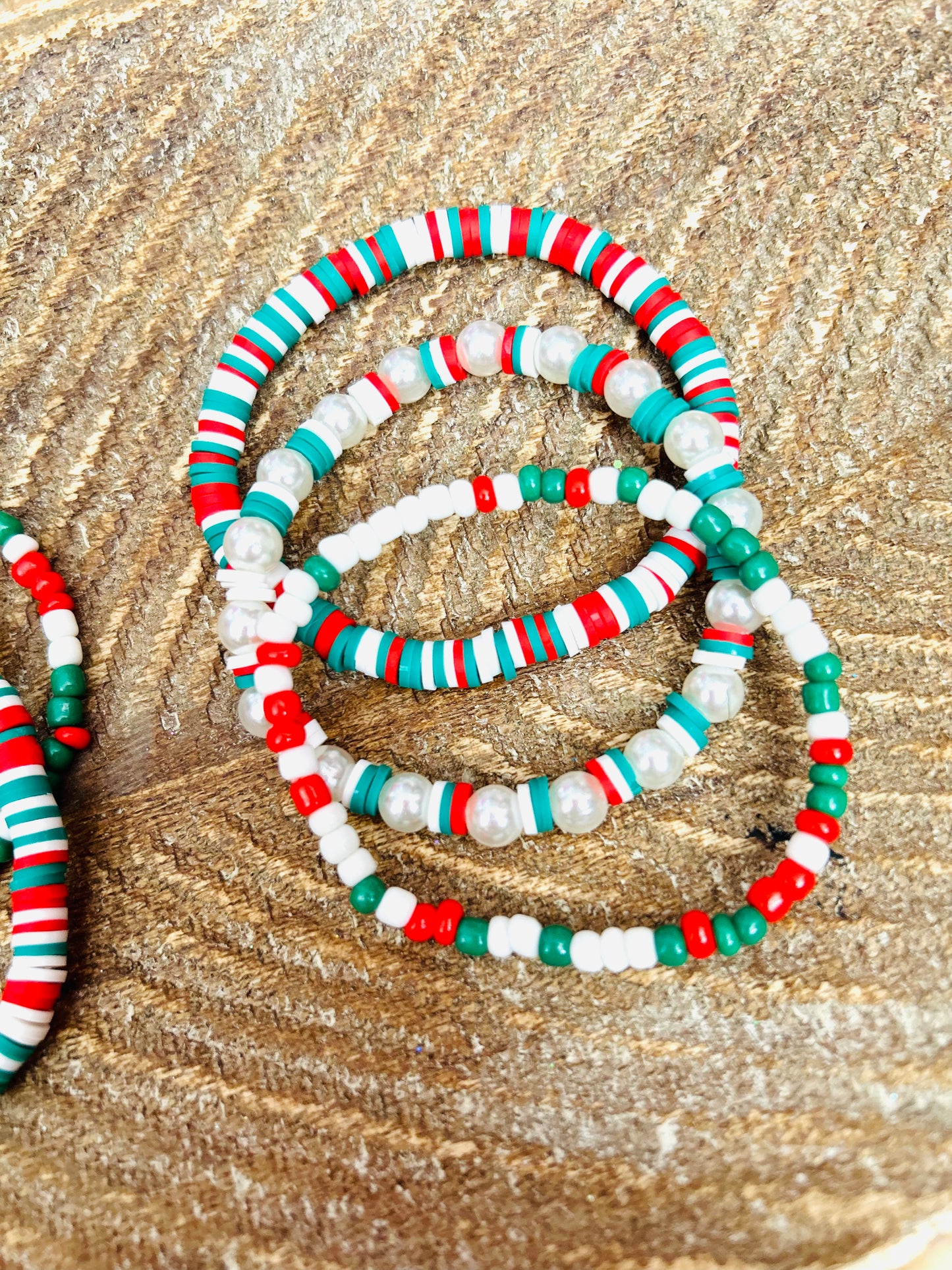 Santa Stack Bracelets (Mommy & Me)