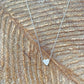 Tiny Silver Heart Necklace