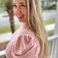 Pink Ruffle Sleeves