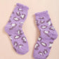 Leopard Fuzzy Socks
