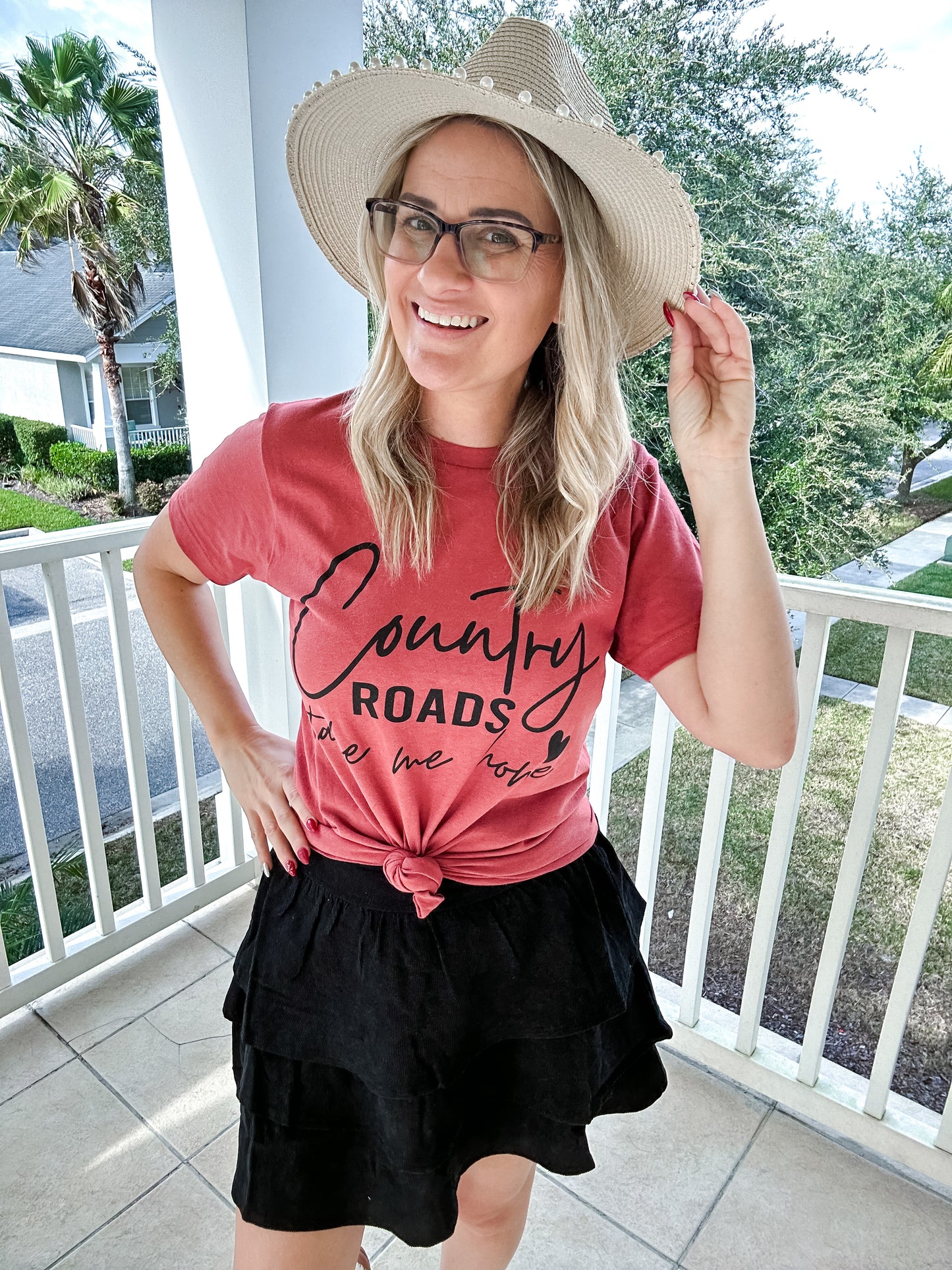 Corduroy Ruffle Skirt