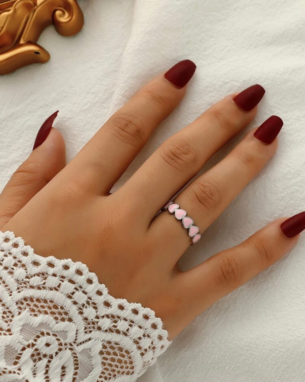 Valentines Heart Rings
