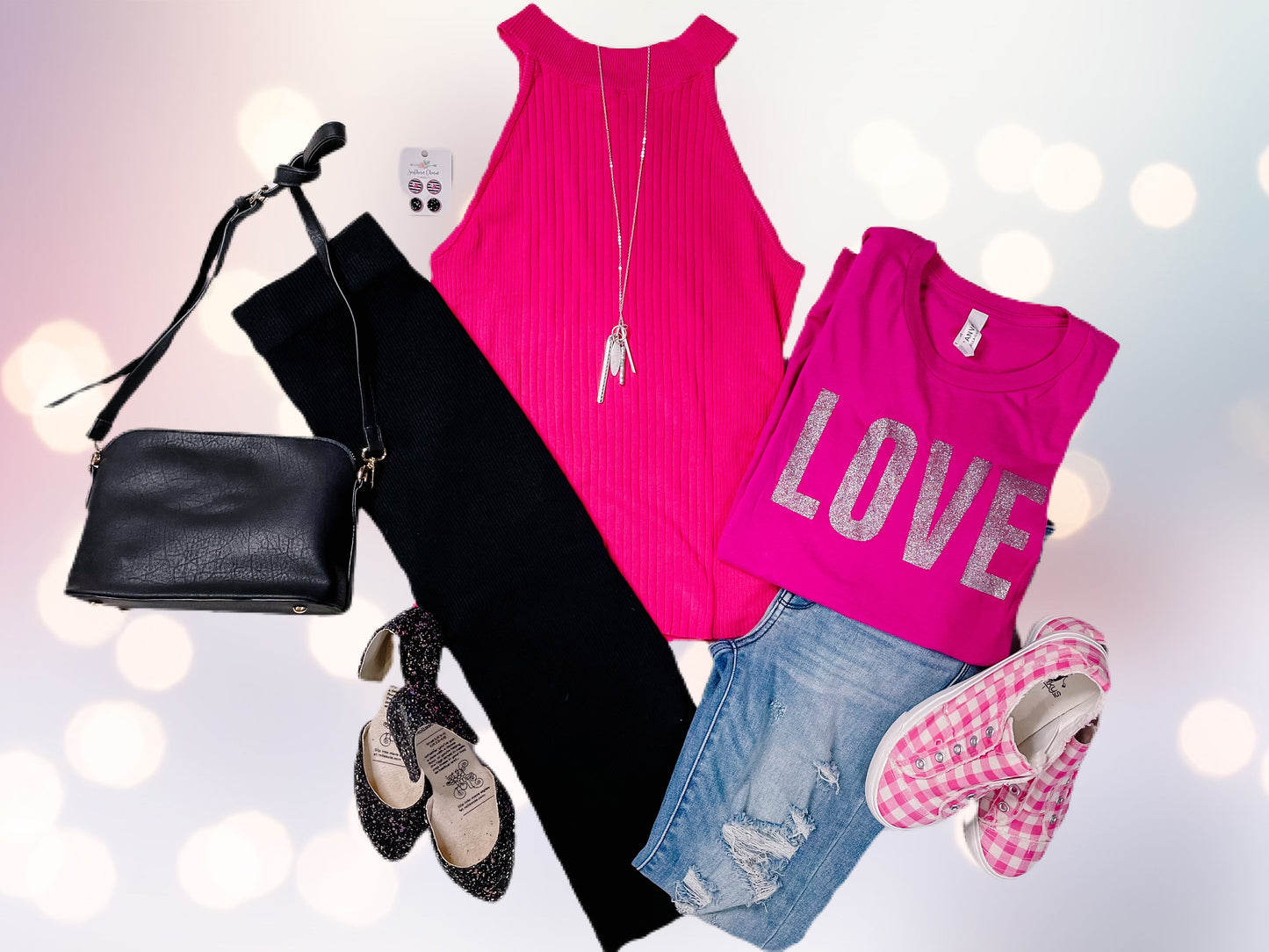 LOVE Glitter Tee