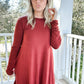 Long Sleeve Dress with Pockets