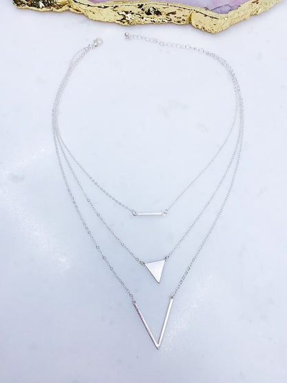 Layered Arrow Necklace