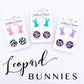 Bunny & Leopard Studs