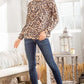 Leopard Ruffle Top