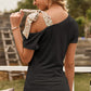 Off The Shoulder Leopard Strap Top