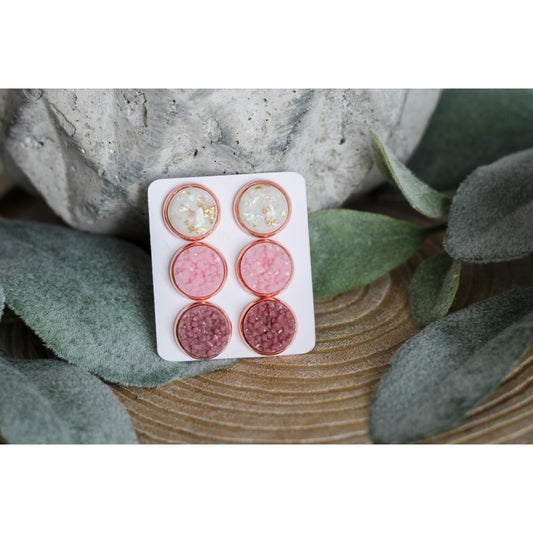 Love Me Tender Triple Stud Earring Set