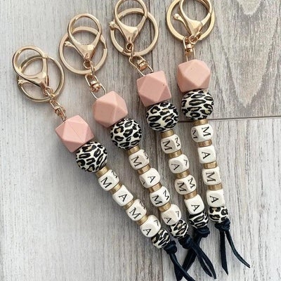 MAMA Leopard Keychain