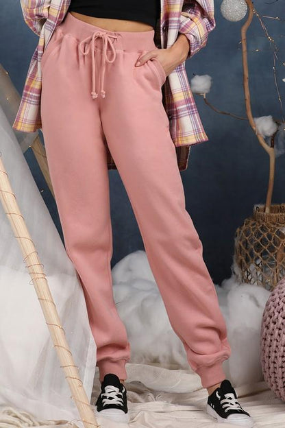Solid Jill Fleece Joggers